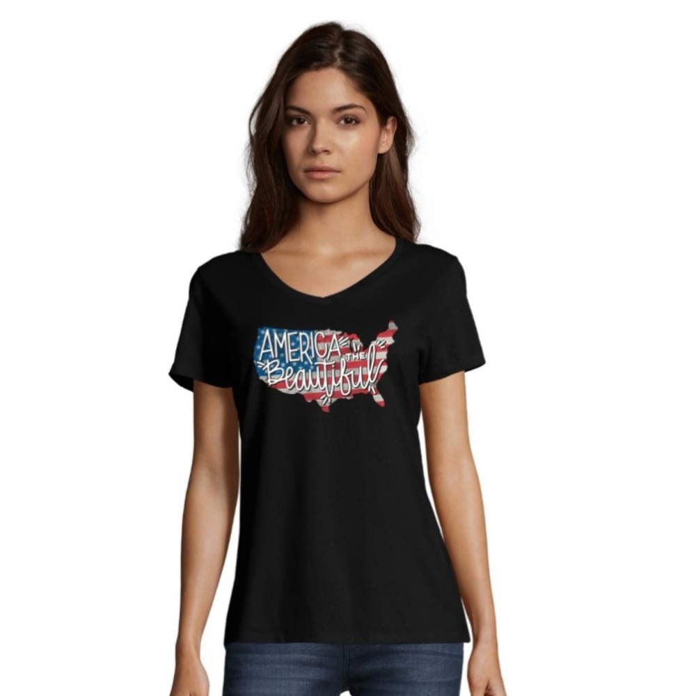 Hanes Top 3 for 15 SALE CLEARANCE America the Beautiful Medium